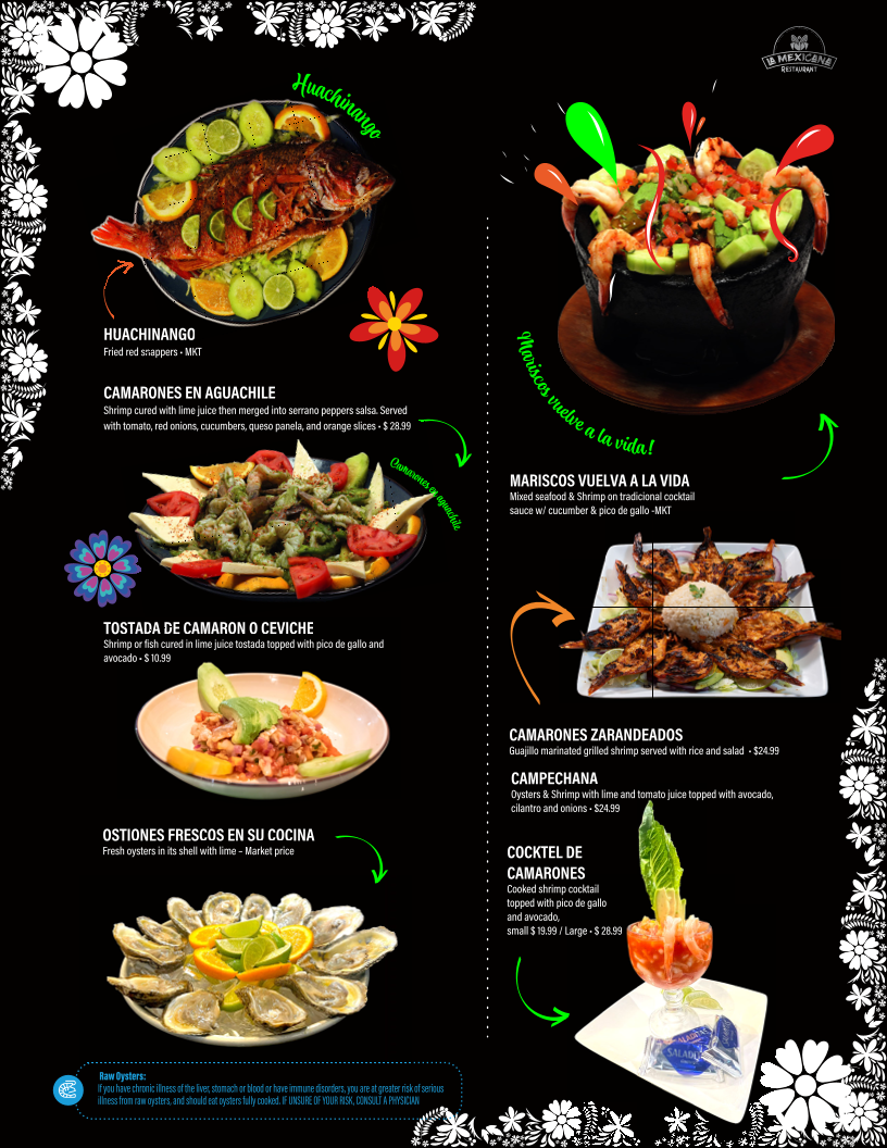 La Mexicana Restaurant Menu - Image 3